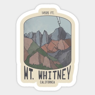 Mount Whitney Sticker